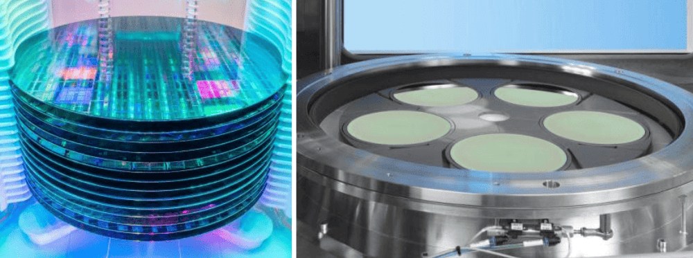 Aplicação de wafer revestido com SiC por CVD